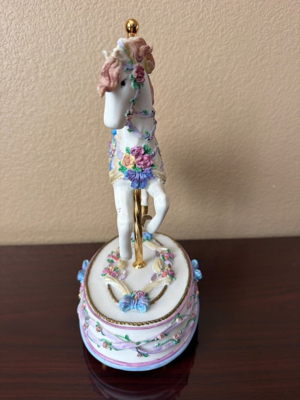 1995 San Francisco Music Box Morning Dance Carousel Horse LE 1044/3000 - Picture 3 of 16